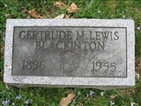 Blackinton, Gertrude M. (Lewis)